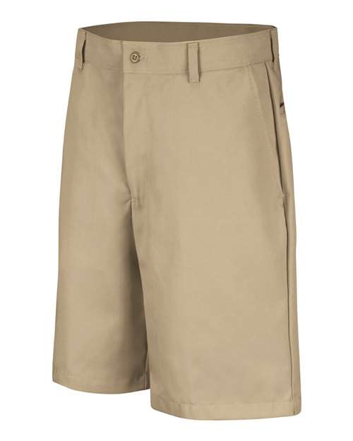 Red Kap Men's Extended Sizes Cotton Casual Plain Front Shorts - Image 3