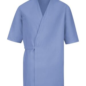 Red Kap Men's Collarless Poplin Butcher Wrap