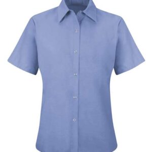 Red Kap Women's Short Sleeve Specialized Pocketless Work Shirt