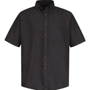 Red Kap Men's Tall Poplin Short Sleeve Dress Shirt