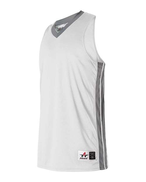 Alleson Athletic Youth Single Ply Basketball Jersey - Image 10