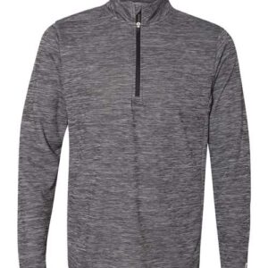 Russell Athletic Men's Striated Quarter-Zip Pullover