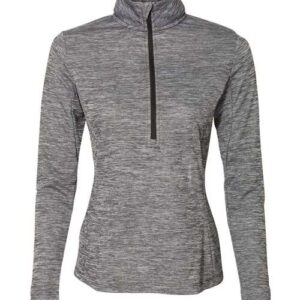 Russell Athletic Women's Striated Quarter-Zip Pullover