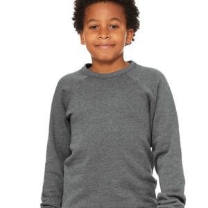 BELLA + CANVAS 3901Y - Youth Sponge Fleece Crewneck Sweatshirt
