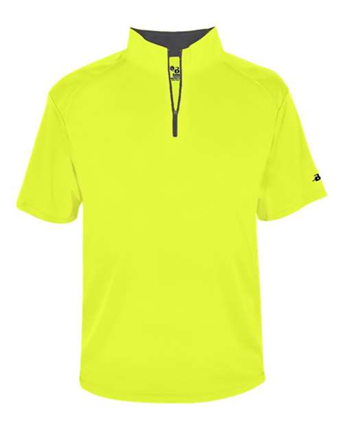 Badger Men's B-Core Short Sleeve Quarter-Zip - Image 13