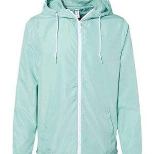 Independent Trading Co. Men's Lightweight Windbreaker Full-Zip Jacket