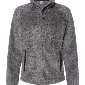 J. America Women's Boundary Shag Frosty Sherpa Full-Zip