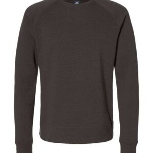 J. America Men's Ripple Fleece Raglan Crewneck Sweatshirt