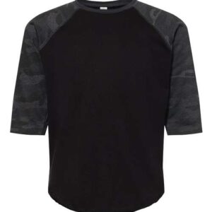 LAT Youth Baseball Fine Jersey Three-Quarter Sleeve Tee