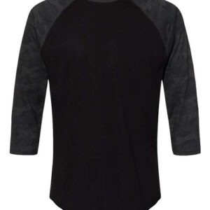 LAT Men's Baseball Fine Jersey Three-Quarter Sleeve Tee