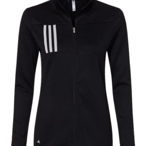 Adidas Women's 3-Stripes Double Knit Full-Zip Jacket