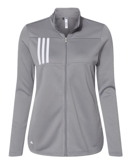 Adidas Women's 3-Stripes Double Knit Full-Zip Jacket - Image 3
