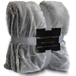 Alpine Fleece 8730 - Faux Fur Throw Blanket
