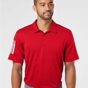 Adidas Men's Floating 3-Stripes Polo
