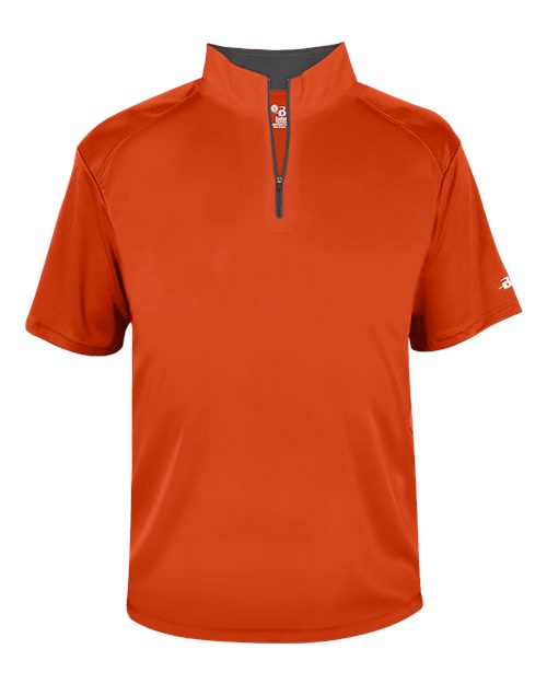 Badger Men's B-Core Short Sleeve Quarter-Zip - Image 3