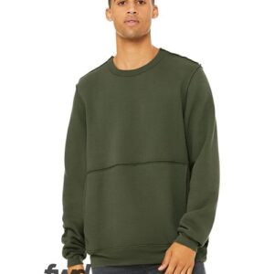 BELLA + CANVAS 3743 - FWD Fashion Raw Seam Crewneck Sweatshirt
