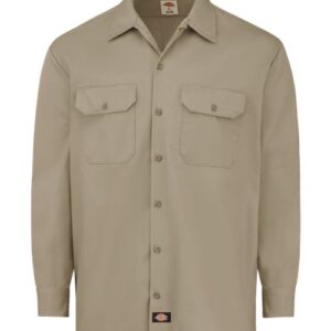 Dickies Men's Heavyweight Cotton Long Sleeve Shirt