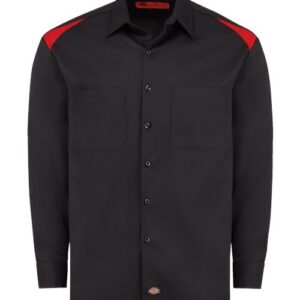 Dickies Men's Tall Long Sleeve Performance Team Shirt