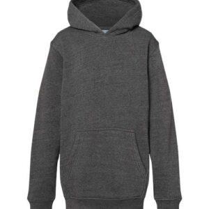 J. America Youth Triblend Fleece Hooded Sweatshirt