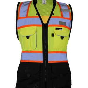 Kishigo Women's Premium Black Series® Heavy Duty Surveyors Vest