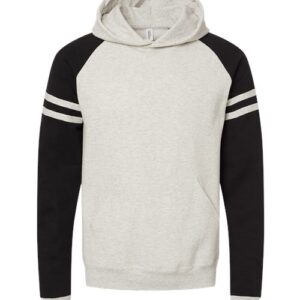 JERZEES Unisex Nublend® Varsity Colorblocked Raglan Hooded Sweatshirt