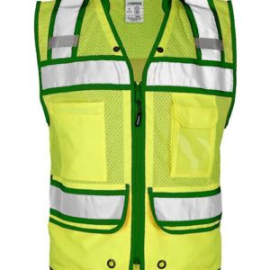 Kishigo Men's Color Contrast High Performance Surveyors Vest