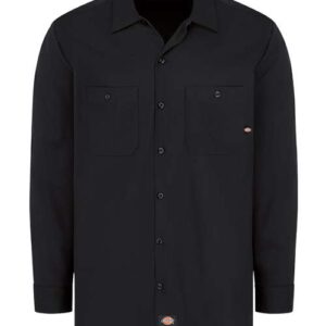 Dickies Men's Industrial Cotton Long Sleeve Work Shirt