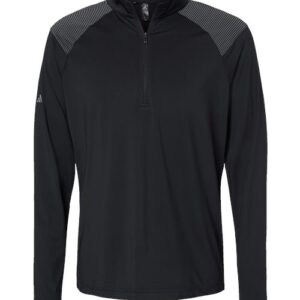 Adidas Men's Ultimate365 Lightweight Shoulder Stripe Quarter-Zip Pullover