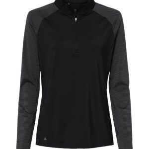 Adidas Women's Ultimate365 Lightweight Raglan Quarter-Zip Pullover