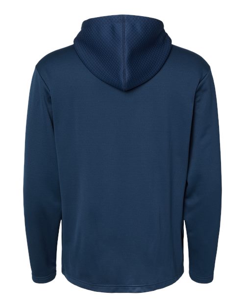 Adidas Men's Textured Mixed Media Midweight Hooded Sweatshirt - Image 8