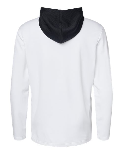 Adidas Men's Textured Mixed Media Midweight Hooded Sweatshirt - Image 20