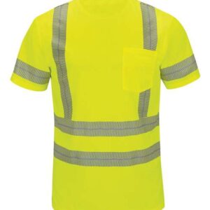 Red Kap Men's Tall High Visibility Short Sleeve T-Shirt