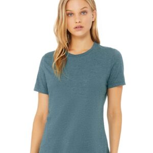BELLA + CANVAS 6400CVC - Women’s Relaxed Fit Heather CVC Tee