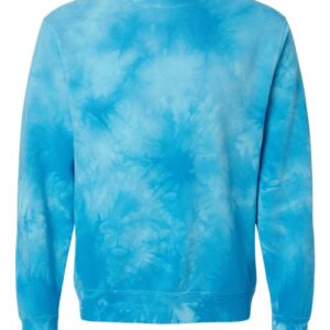 Independent Trading Co. Unisex Midweight Tie-Dyed Crewneck Sweatshirt