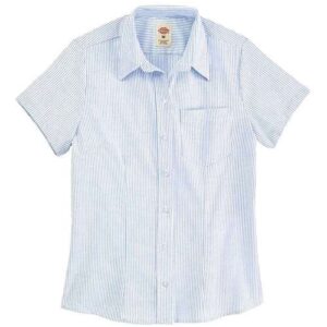 Dickies Women's Short Sleeve Stretch Oxford Shirt