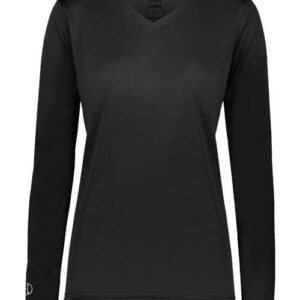 Holloway Women's Momentum Long Sleeve V-Neck T-Shirt