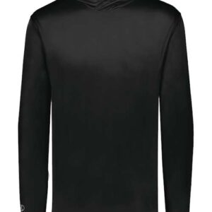 Holloway Youth Momentum Hooded Long Sleeve T-Shirt