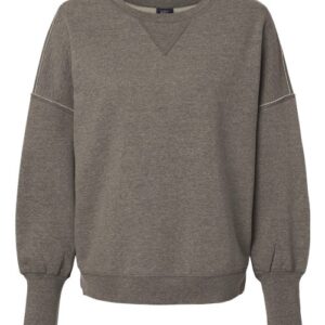 MV Sport Women's Sueded Fleece Crewneck Sweatshirt