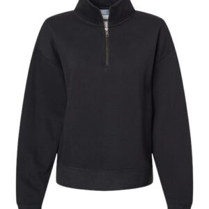 MV Sport Women's Sueded Fleece Quarter-Zip Sweatshirt