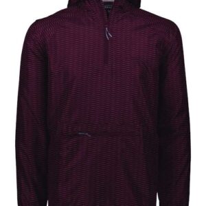 Holloway Men's Range Hooded Packable Quarter-Zip Jacket