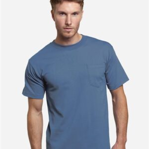 Bayside Unisex USA-Made Pocket T-Shirt