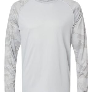 Paragon Unisex Cayman Performance Camo Colorblocked Long Sleeve T-Shirt