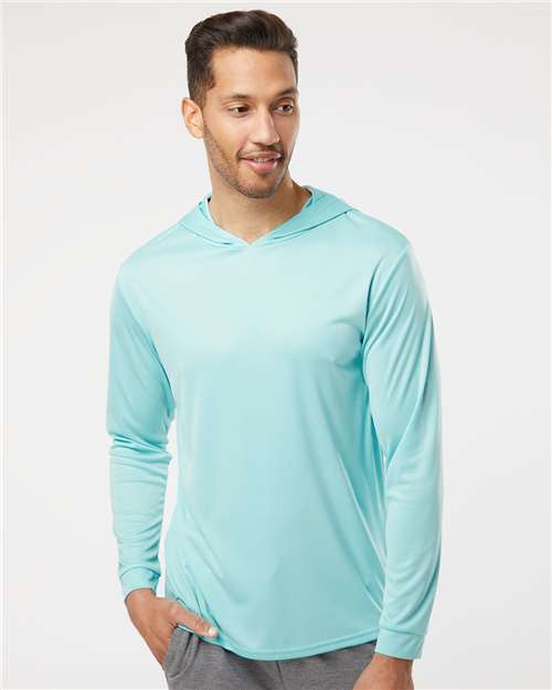 Paragon Unisex Bahama Performance Hooded Long Sleeve T-Shirt - Image 11