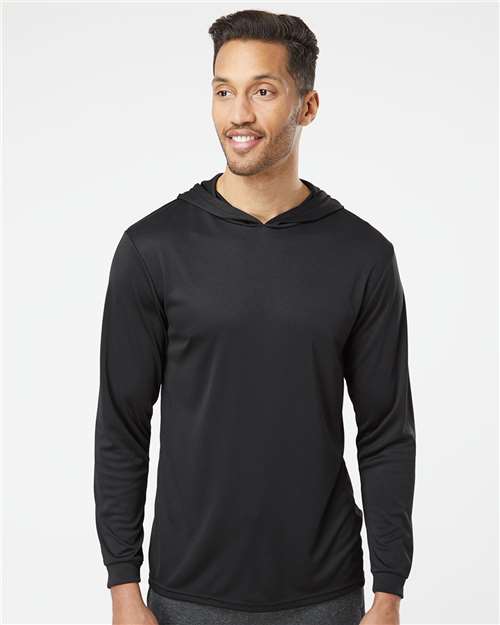 Paragon Unisex Bahama Performance Hooded Long Sleeve T-Shirt - Image 20