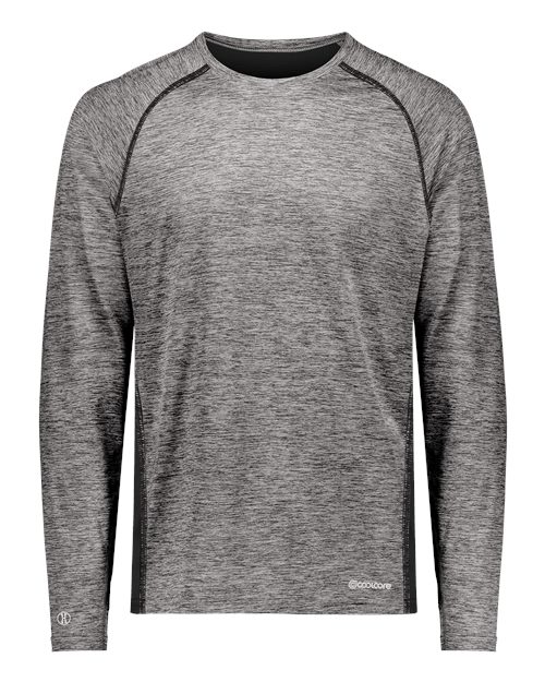 Holloway Youth Electrify CoolCore® Long Sleeve T-Shirt - Image 5